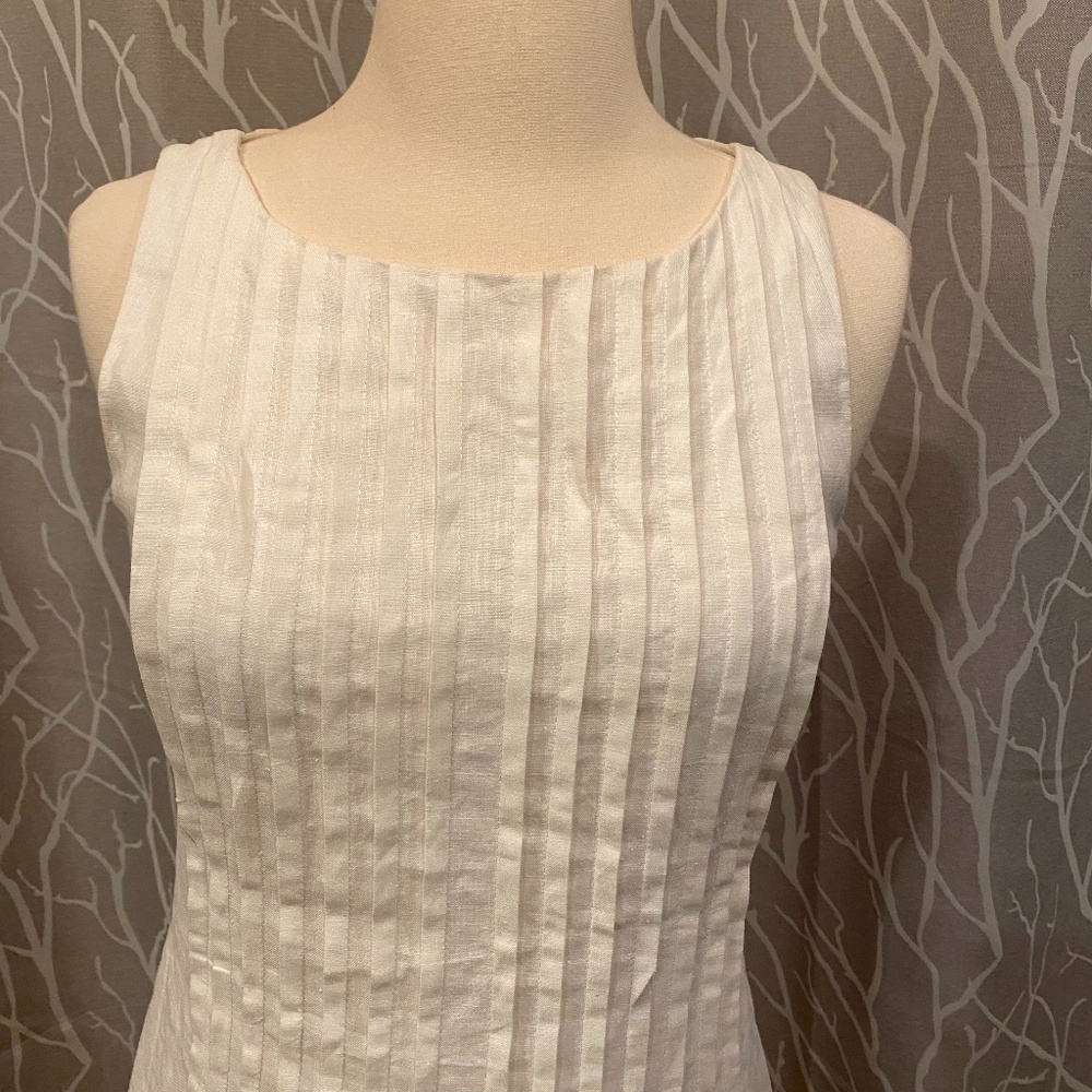 Women's American Living white cotton dress